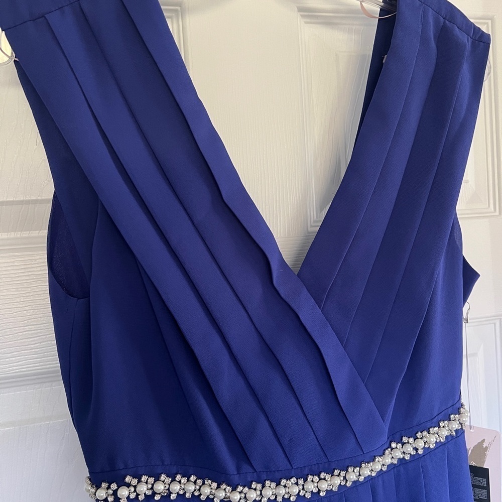 Glam! Beautiful blue semi-formal dress - Size S NWT - Picture 5 of 9